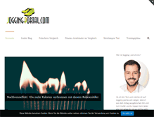 Tablet Screenshot of jogging-portal.com